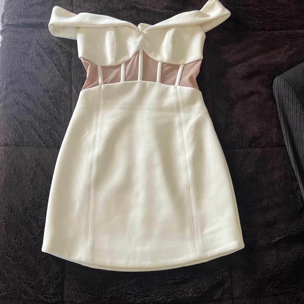 CHER bonded mini dress